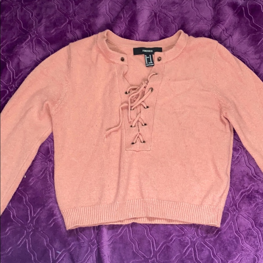forever 21 cropped sweater